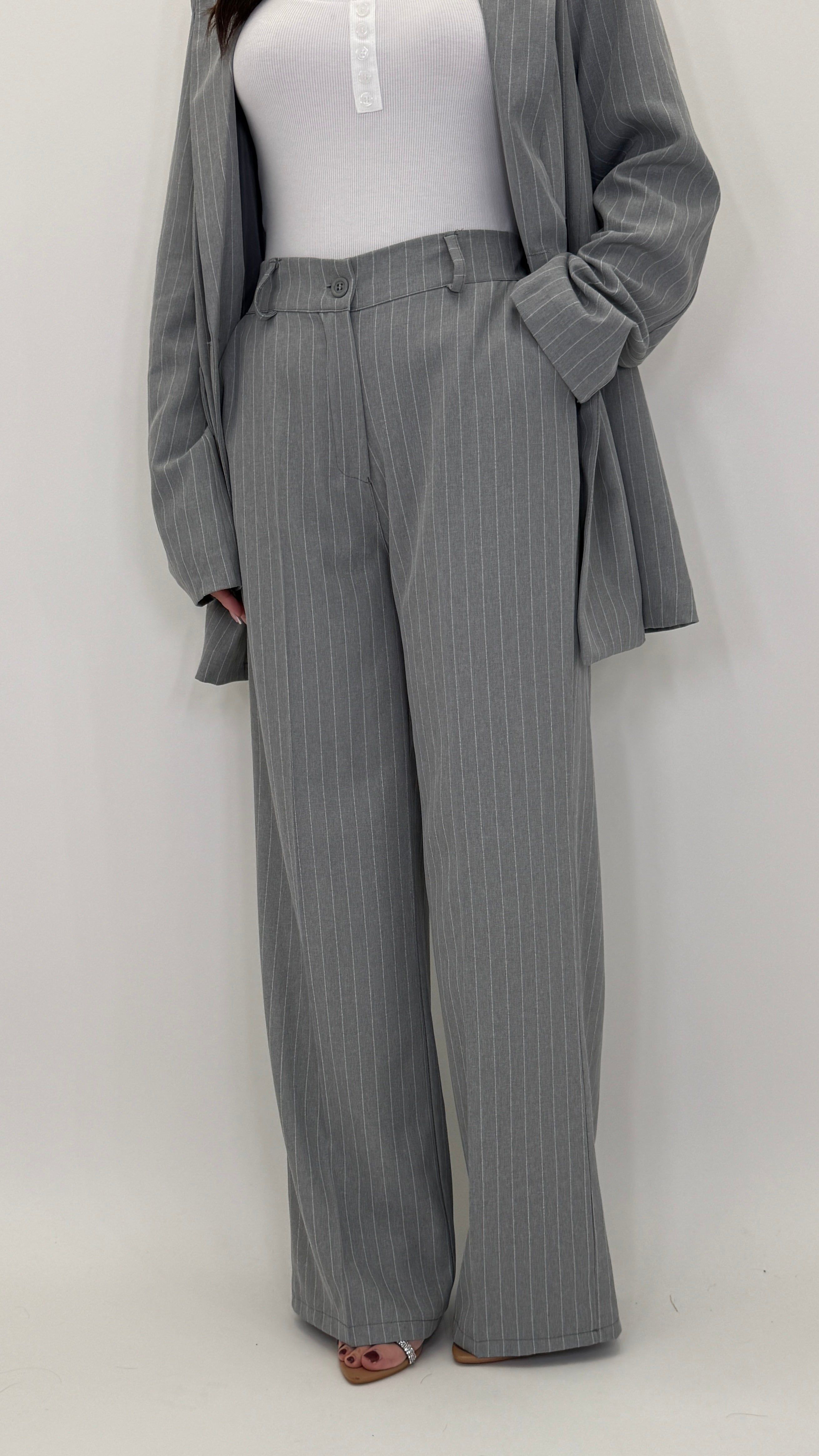 Pinstripe Tailored Suit
