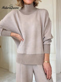 Casual Zip Two-Piece Set