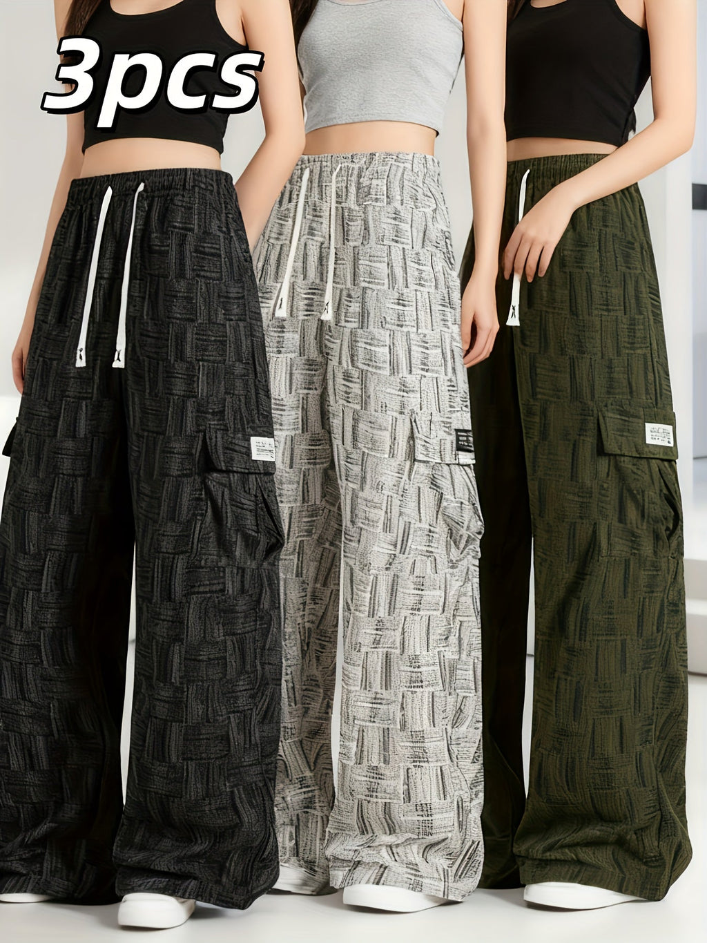 Women’s Loose Fit Joggers (Pack of 3)