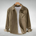 Simon™ -  Casual Corduroy Long Sleeve Shirt