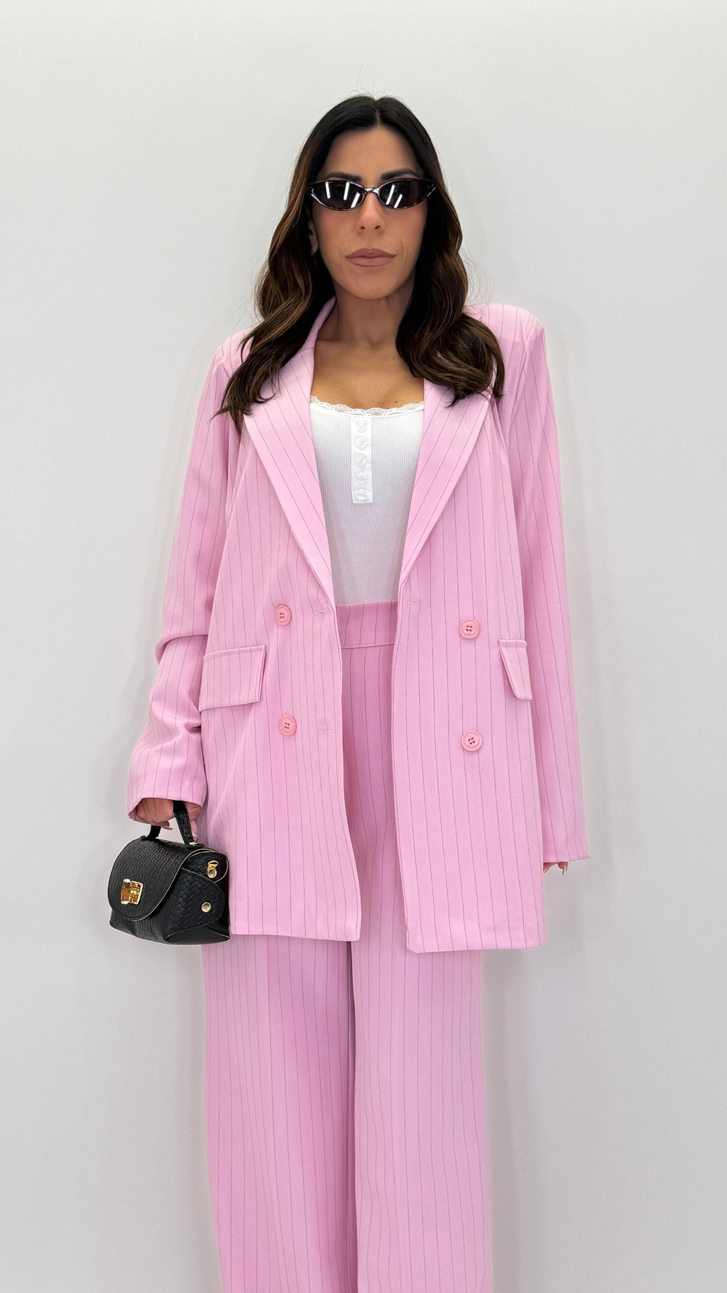 Pinstripe Tailored Suit