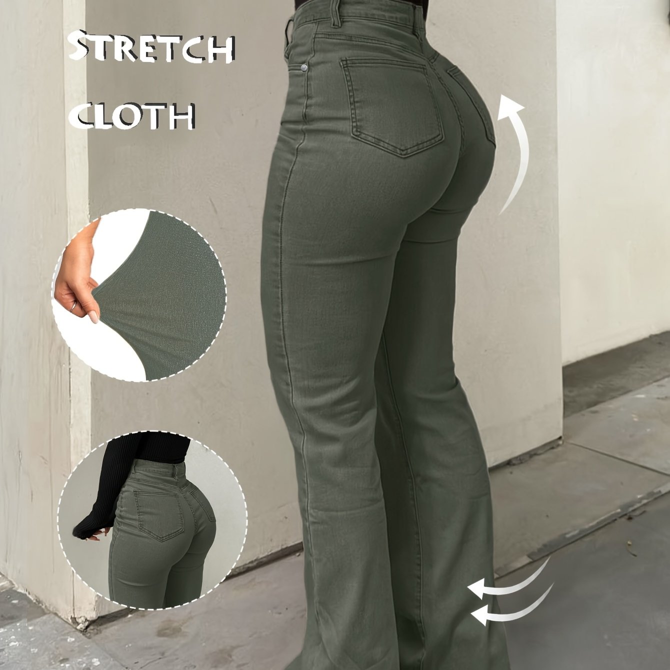 Bootcut Stretch Pants