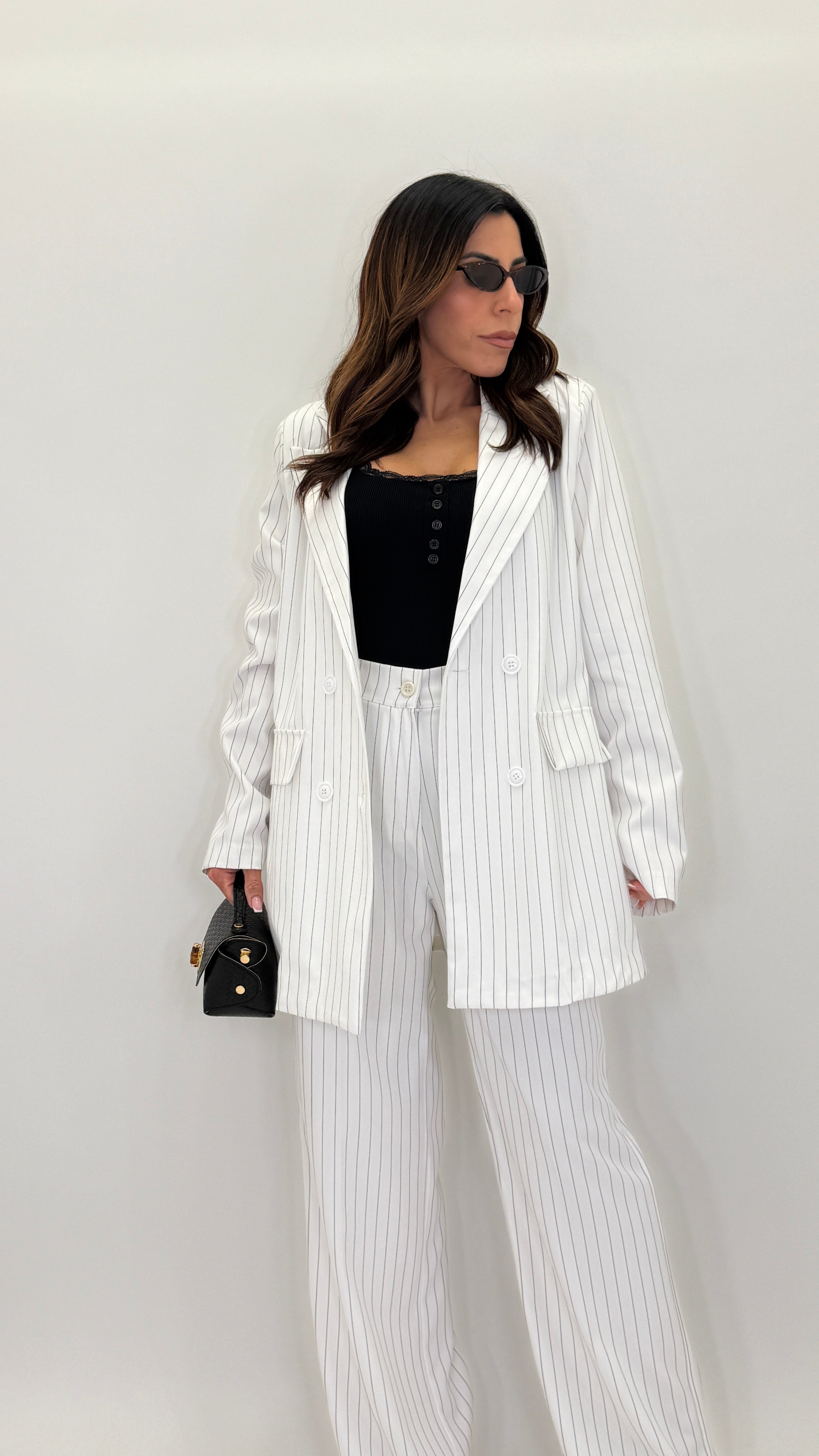 Pinstripe Tailored Suit