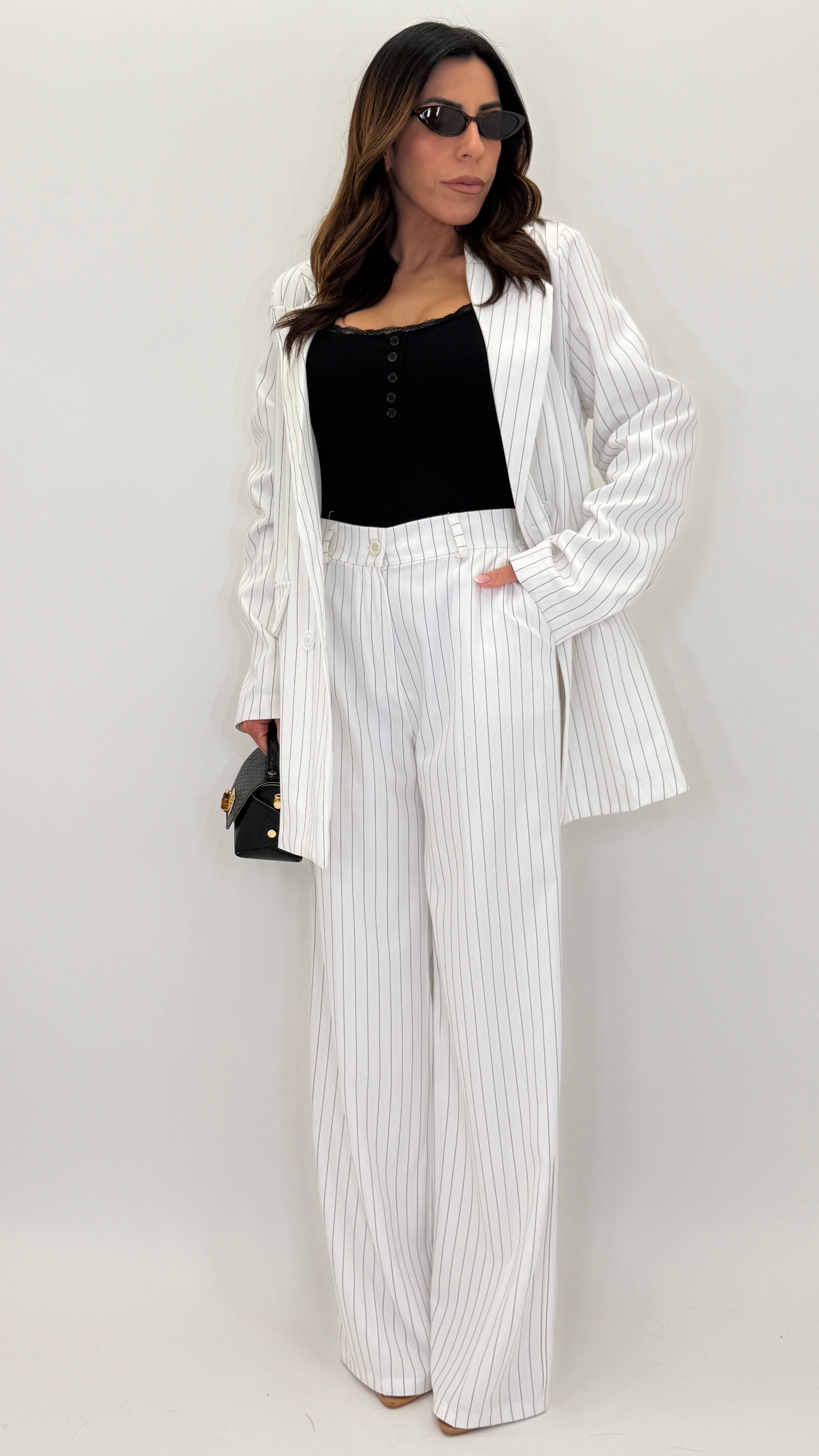 Pinstripe Tailored Suit