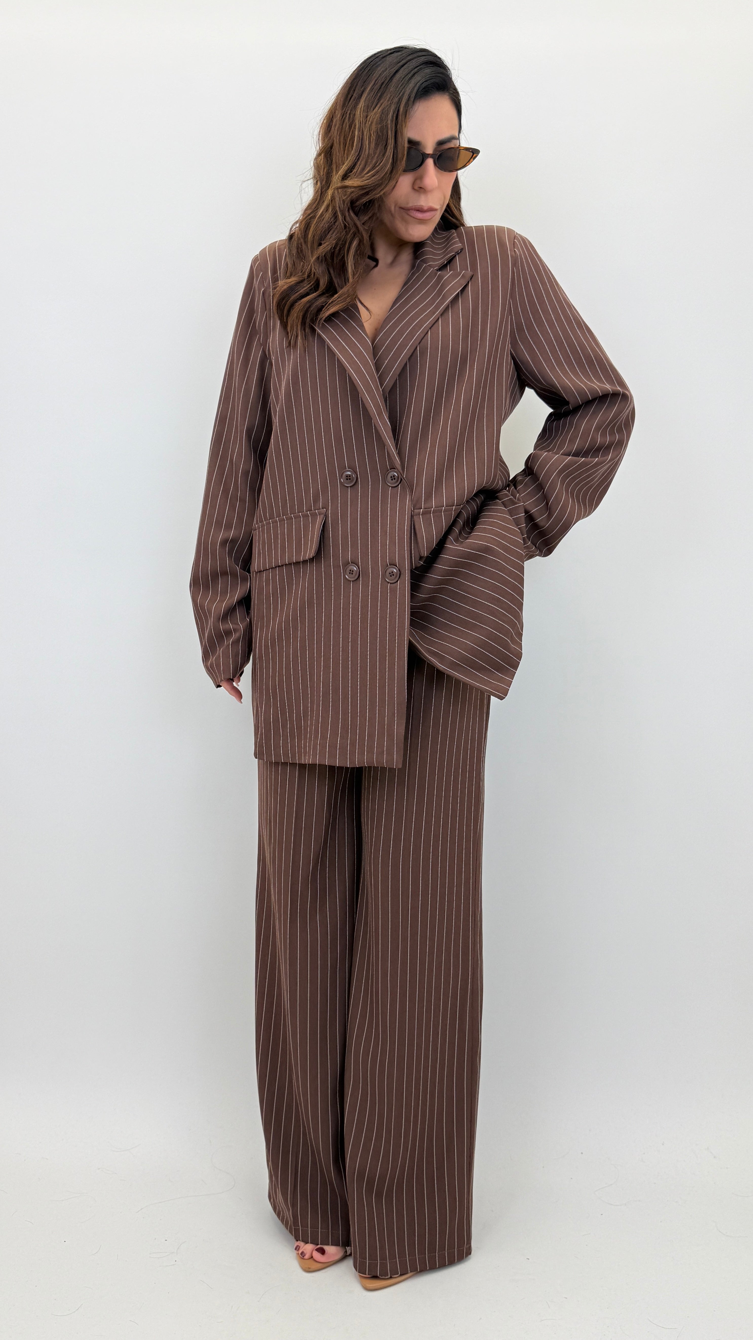 Pinstripe Tailored Suit