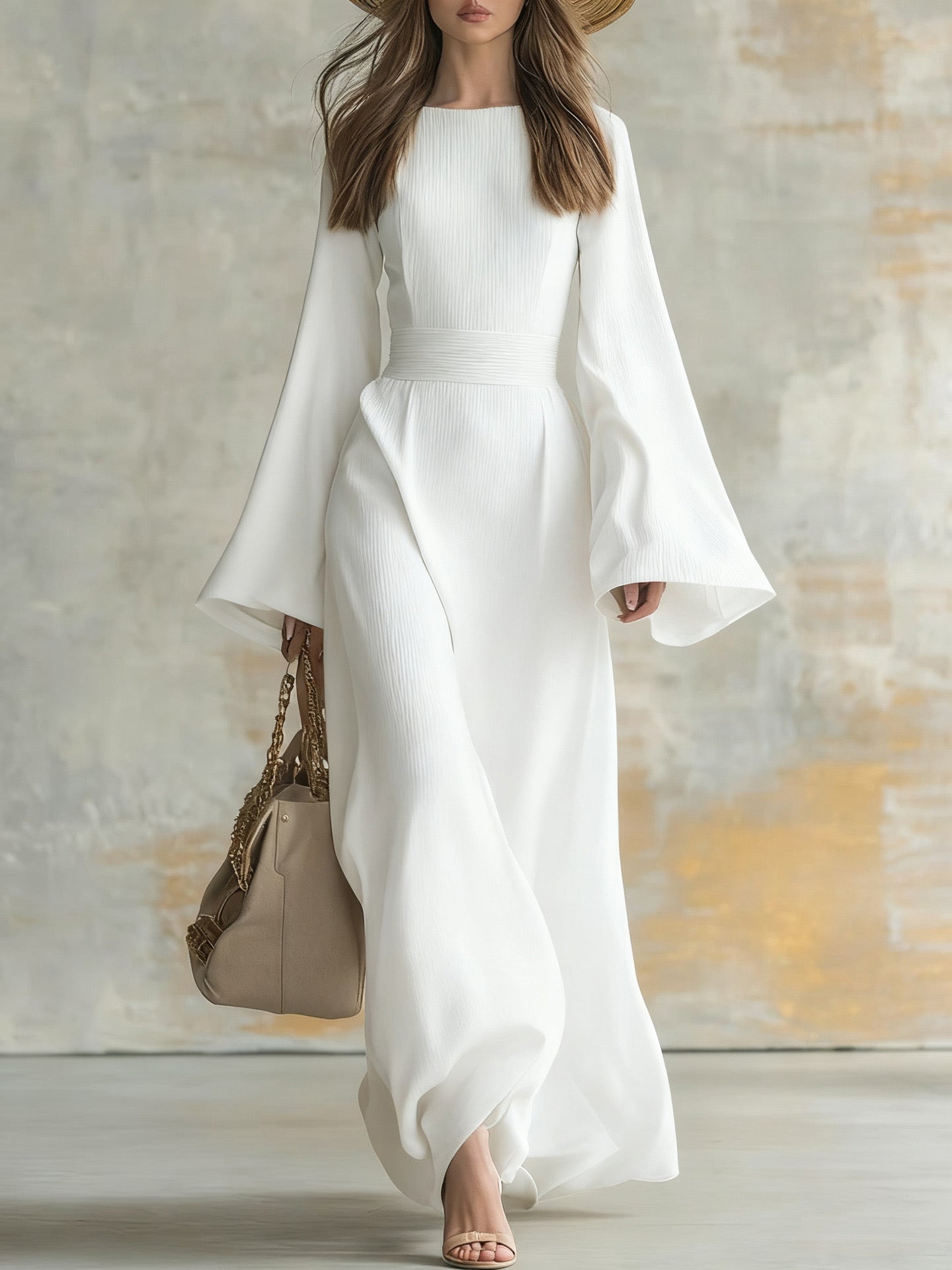 Serena | Abito Lungo Elegante a Coste