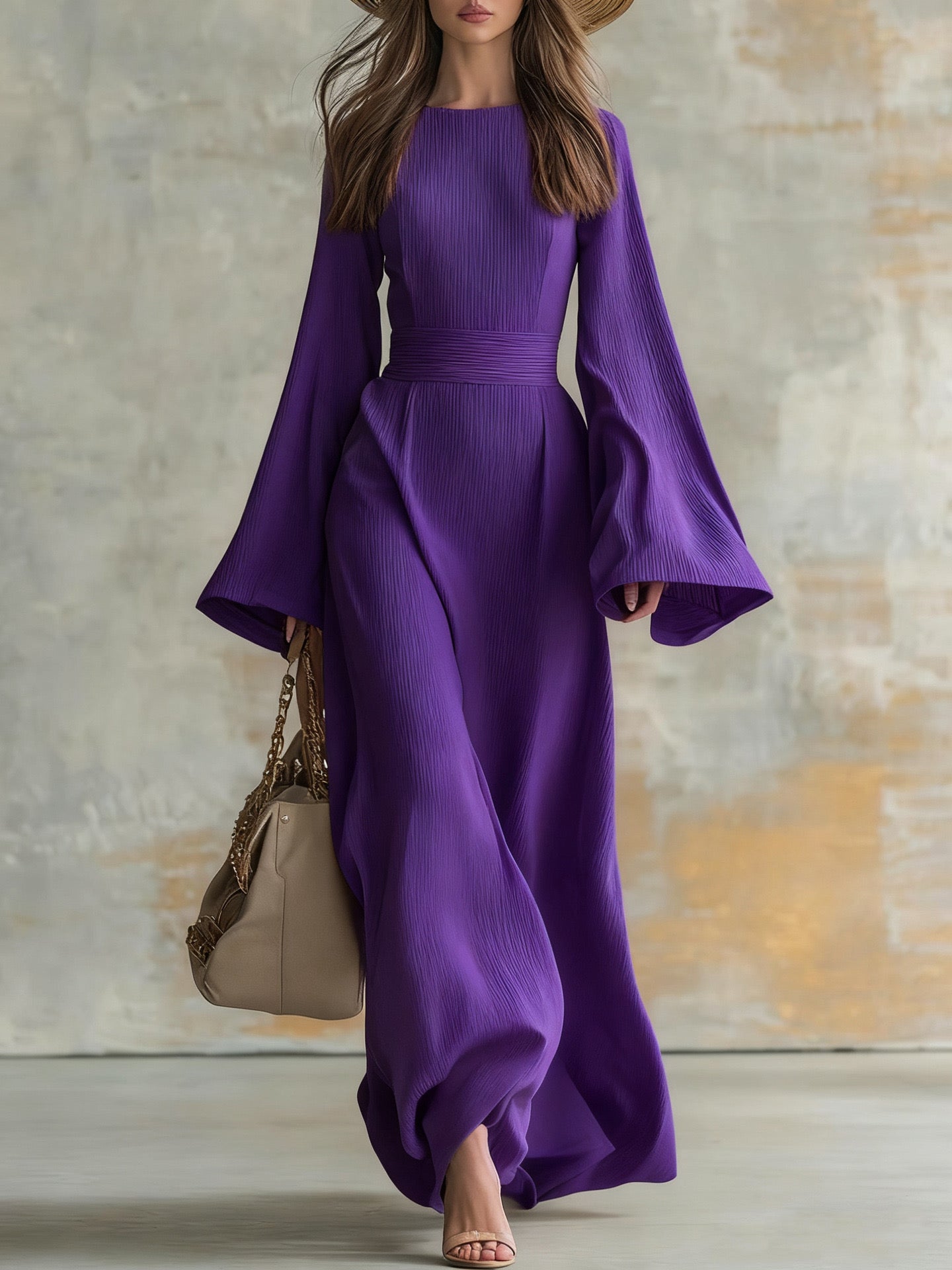Serena | Abito Lungo Elegante a Coste