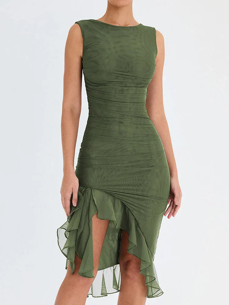 Esmée™  - Elegant Midi Dress