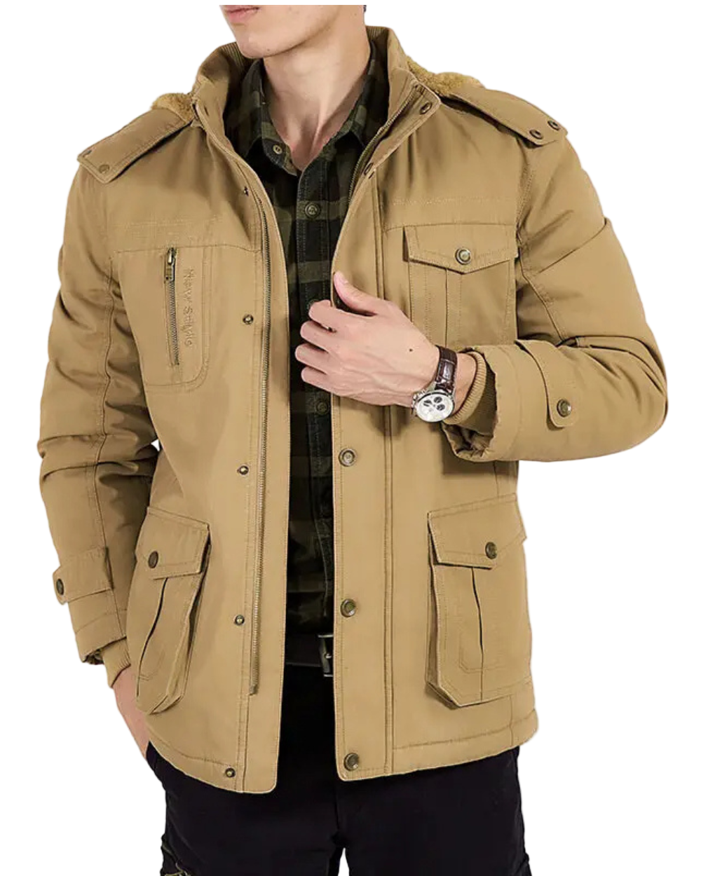 Elegant Padded Bomber