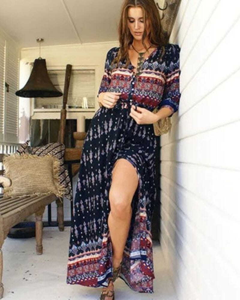 Mariana™ - Boho Chic Floral Dress