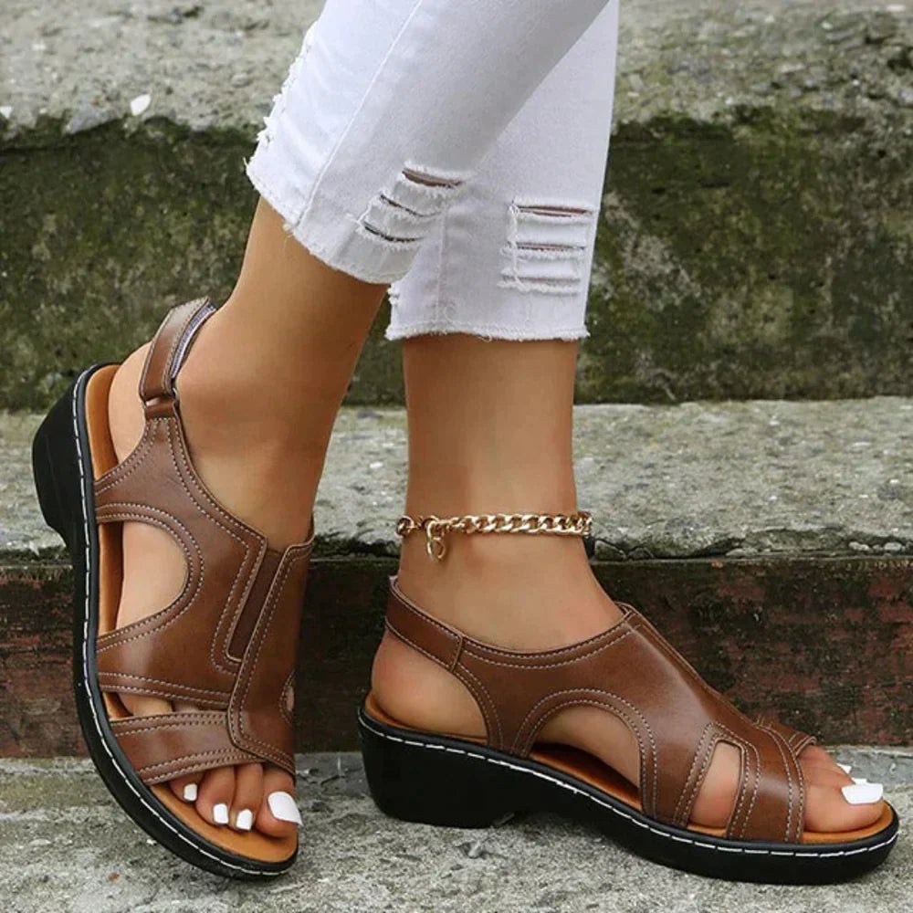 Emilia™ - Orthopedic Wedge Sandals