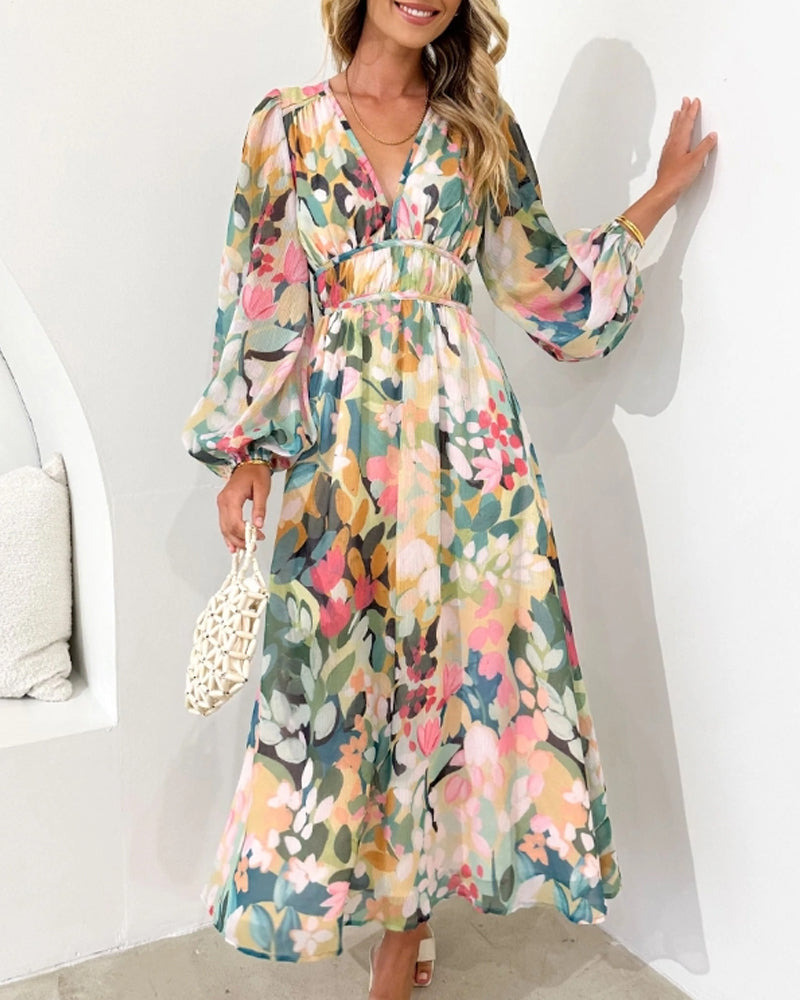 Georgina™ - Flowing Bohemian Maxi Dress