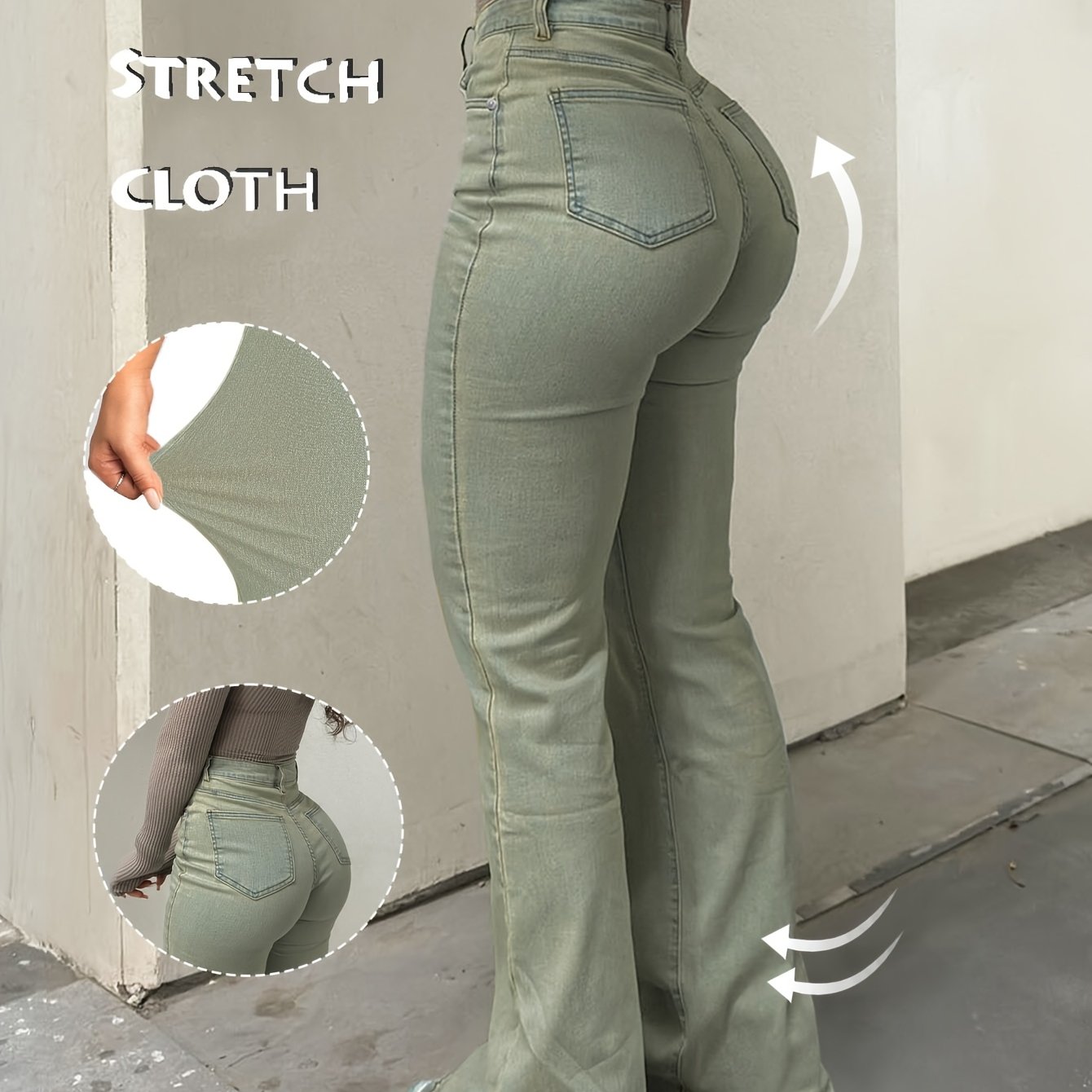 Bootcut Stretch Pants