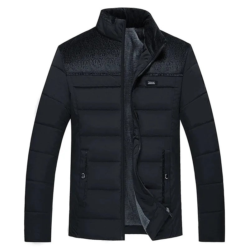 Elegant Padded Windbreaker Jacket