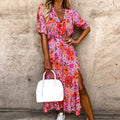 Niamh™ - Chic Floral Elegance Dress